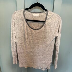 Heathered Long Sleeve Top madewell sz XS women’s